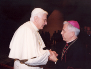 Il Santo Padre Benedetto XVI con Mons. Ignazio Zambito