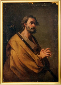 E_B0003A.jpg - Ambito messinese, San Giuseppe, dipinto olio su tela, sec. XVIII.