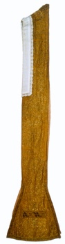 E_B0156A.jpg - Manifattura siciliana, Stola, seta gialla con gallone dorato, fine sec. XVIII.